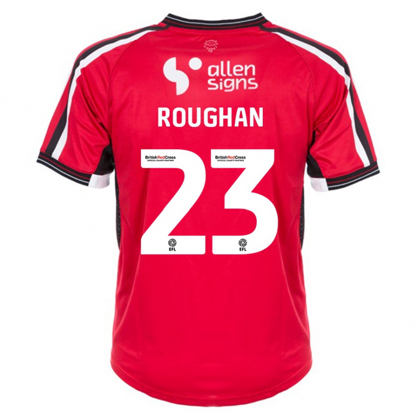 Kandiny Damen Sean Roughan #23 Rot Heimtrikot Trikot 2023/24 T-Shirt