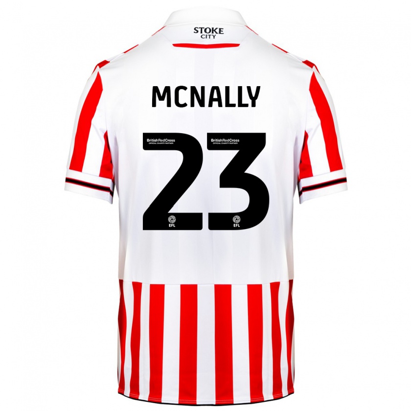 Kandiny Damen Luke Mcnally #23 Rot-Weiss Heimtrikot Trikot 2023/24 T-Shirt