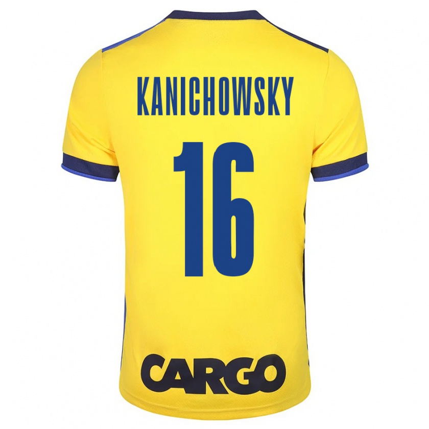 Kandiny Damen Gabi Kanichowsky #16 Gelb Heimtrikot Trikot 2023/24 T-Shirt