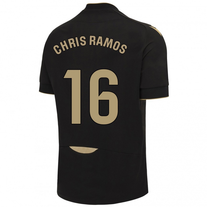 Kandiny Damen Chris Ramos #16 Schwarz Auswärtstrikot Trikot 2023/24 T-Shirt