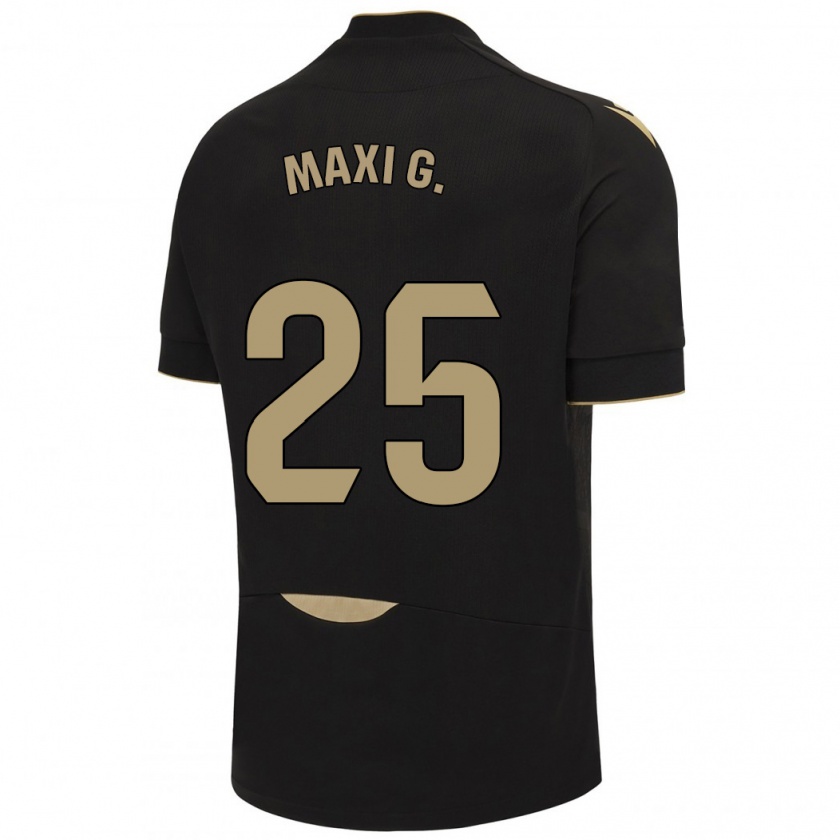 Kandiny Damen Maxi Gómez #25 Schwarz Auswärtstrikot Trikot 2023/24 T-Shirt