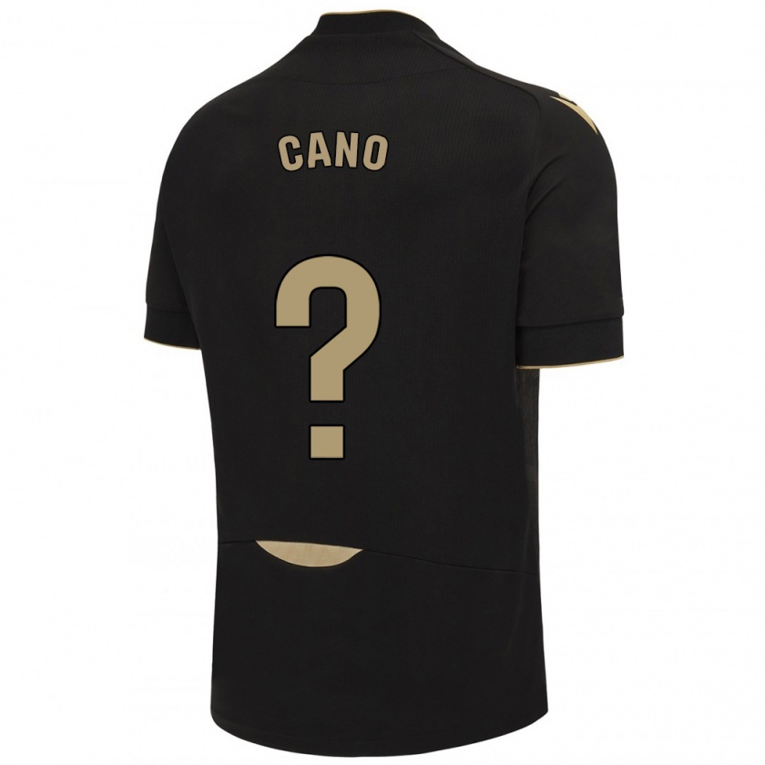 Kandiny Damen Rubén Cano #0 Schwarz Auswärtstrikot Trikot 2023/24 T-Shirt