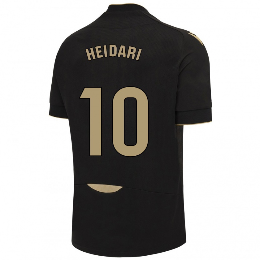 Kandiny Damen Arman Heidari #10 Schwarz Auswärtstrikot Trikot 2023/24 T-Shirt