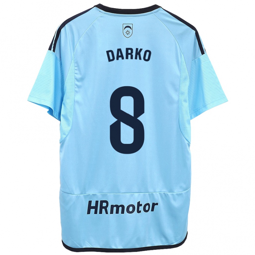 Kandiny Damen Darko Brasanac #8 Blau Auswärtstrikot Trikot 2023/24 T-Shirt