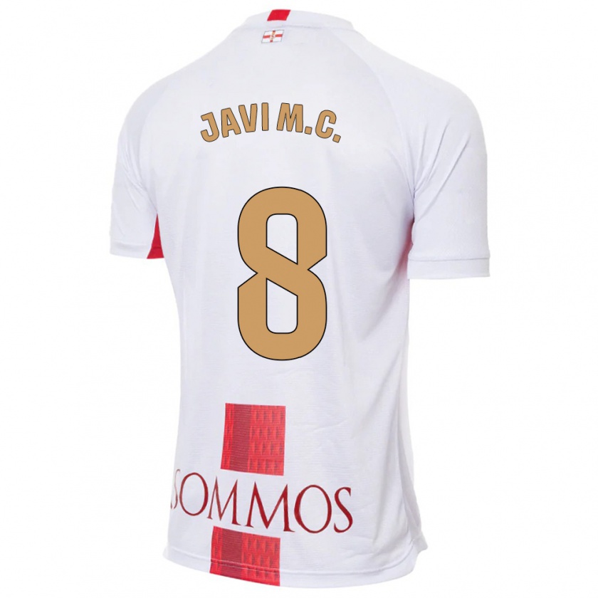 Kandiny Damen Javi Martínez #8 Weiß Auswärtstrikot Trikot 2023/24 T-Shirt