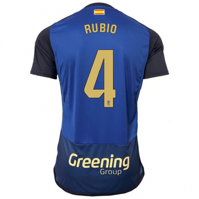 Kandiny Damen Miguel Rubio #4 Marine Auswärtstrikot Trikot 2023/24 T-Shirt