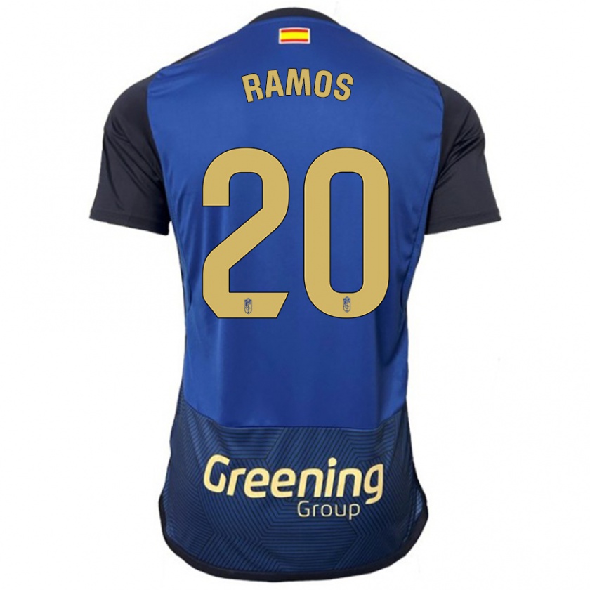 Kandiny Damen Lucía Ramos #20 Marine Auswärtstrikot Trikot 2023/24 T-Shirt