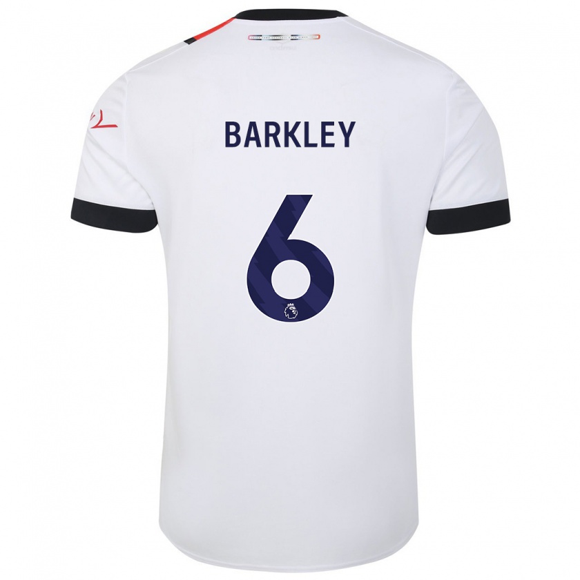 Kandiny Damen Ross Barkley #6 Weiß Auswärtstrikot Trikot 2023/24 T-Shirt