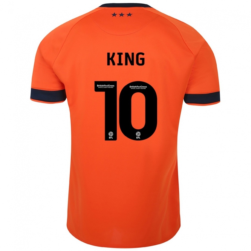 Kandiny Damen Eloise King #10 Orangefarben Auswärtstrikot Trikot 2023/24 T-Shirt