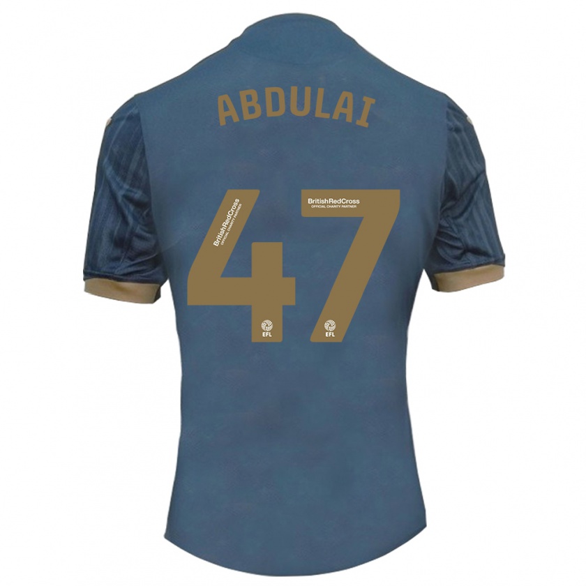 Kandiny Damen Azeem Abdulai #47 Dunkles Blaugrün Auswärtstrikot Trikot 2023/24 T-Shirt