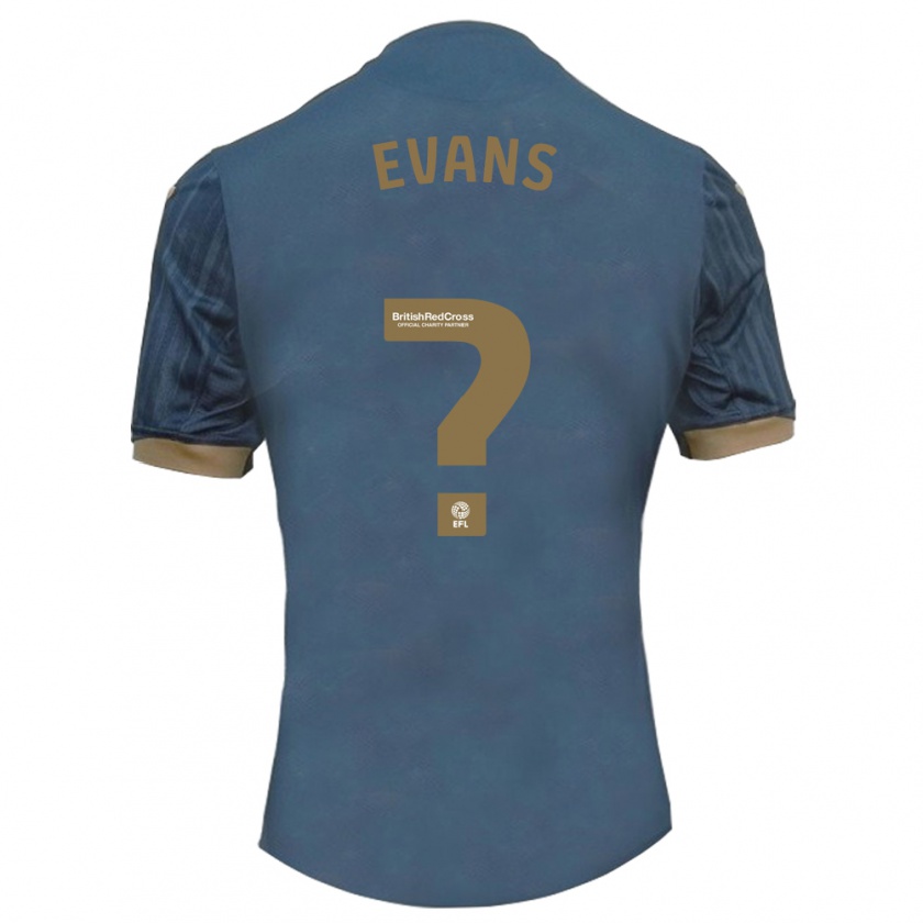Kandiny Damen Bobo Evans #0 Dunkles Blaugrün Auswärtstrikot Trikot 2023/24 T-Shirt