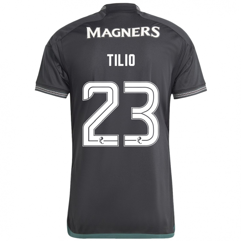 Kandiny Damen Marco Tilio #23 Schwarz Auswärtstrikot Trikot 2023/24 T-Shirt