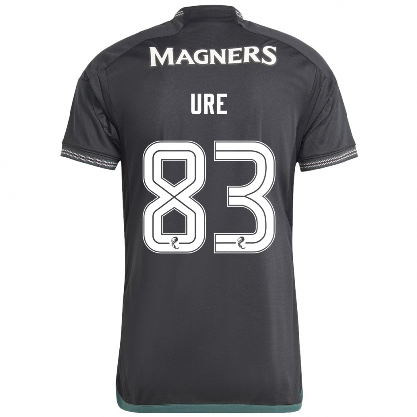 Kandiny Damen Kyle Ure #83 Schwarz Auswärtstrikot Trikot 2023/24 T-Shirt