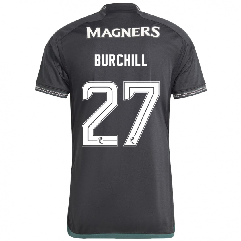 Kandiny Damen Tiree Burchill #27 Schwarz Auswärtstrikot Trikot 2023/24 T-Shirt