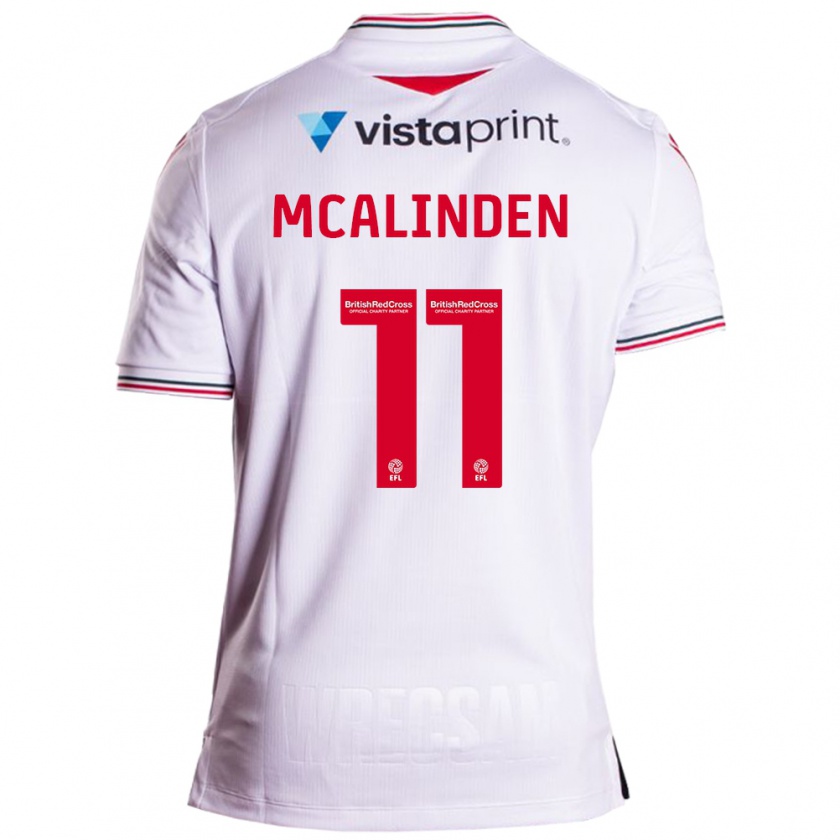 Kandiny Damen Liam Mcalinden #11 Weiß Auswärtstrikot Trikot 2023/24 T-Shirt