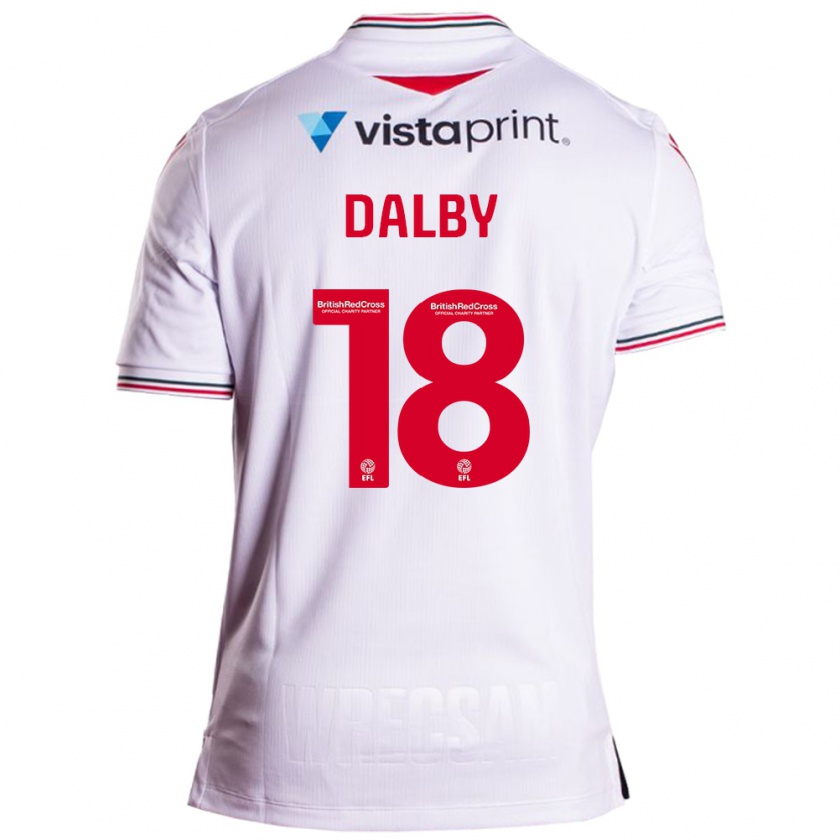 Kandiny Damen Sam Dalby #18 Weiß Auswärtstrikot Trikot 2023/24 T-Shirt