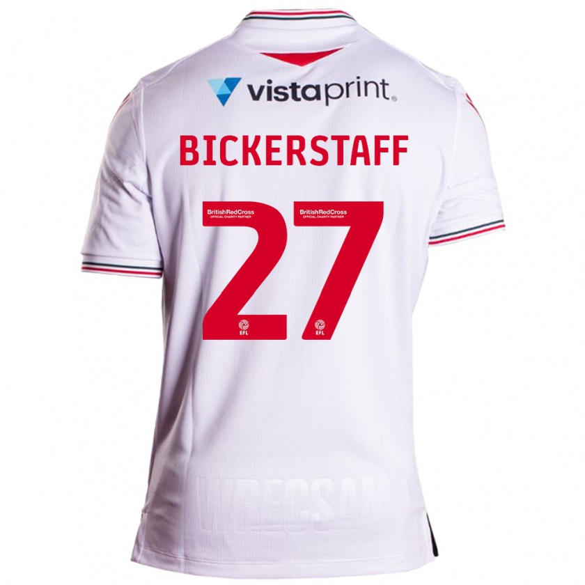 Kandiny Damen Jake Bickerstaff #27 Weiß Auswärtstrikot Trikot 2023/24 T-Shirt