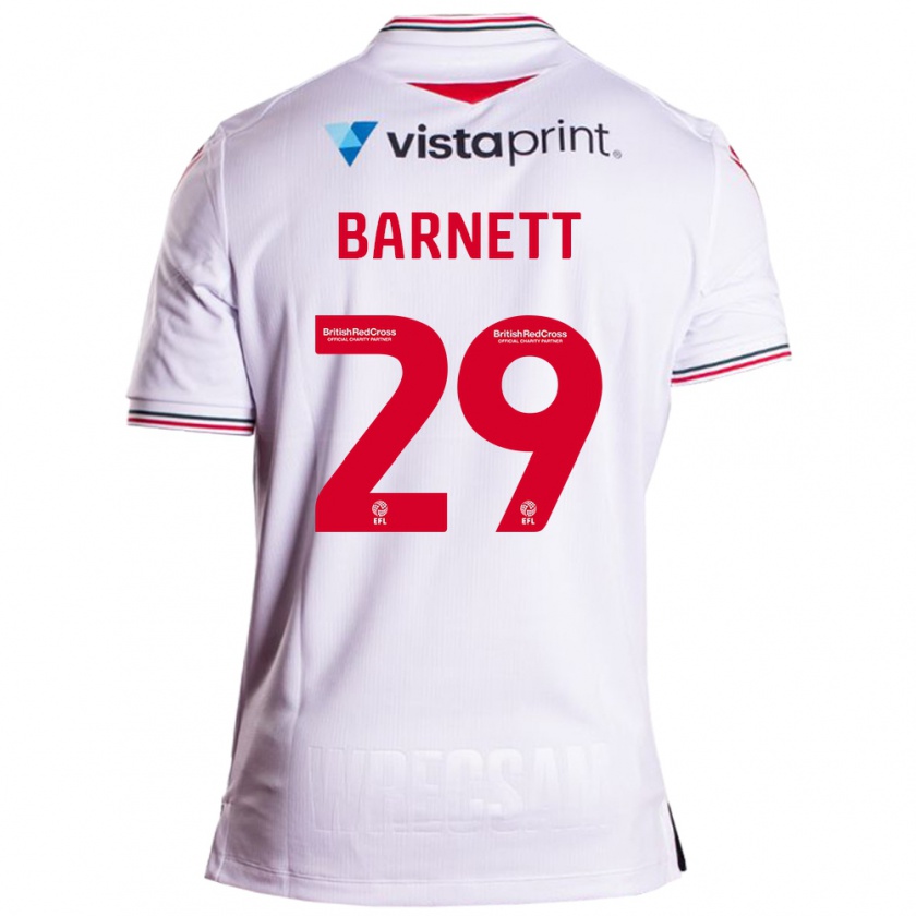 Kandiny Damen Ryan Barnett #29 Weiß Auswärtstrikot Trikot 2023/24 T-Shirt