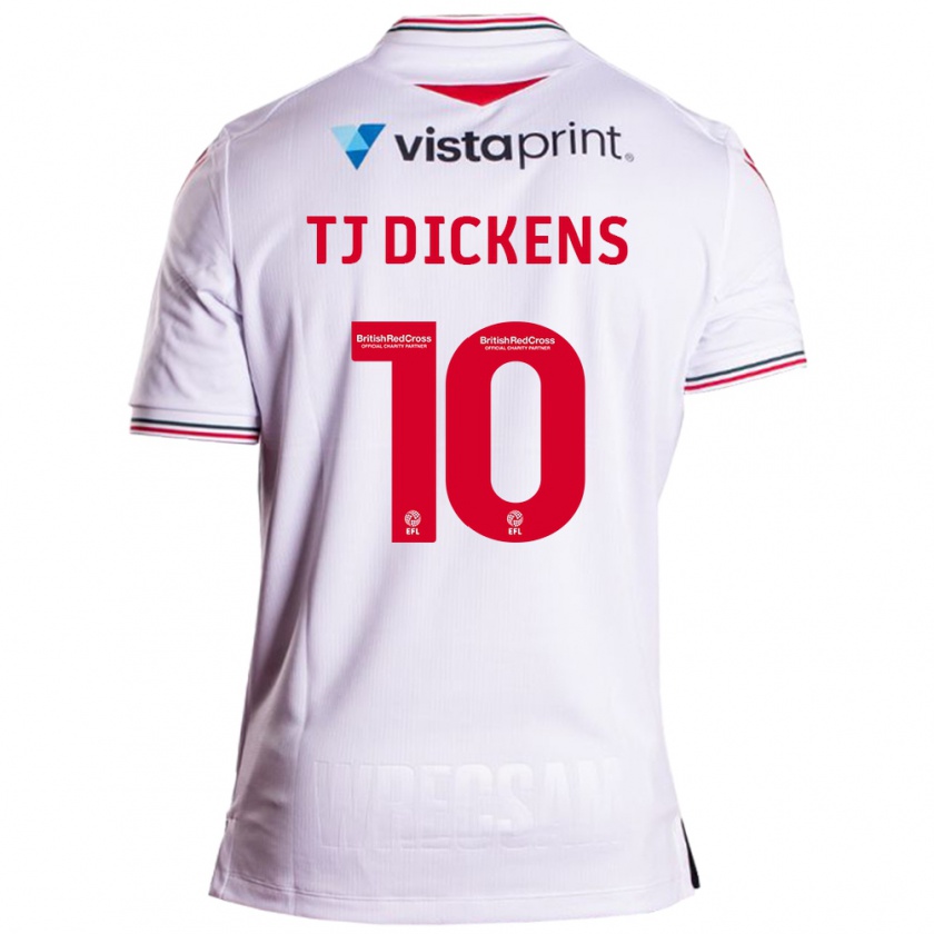 Kandiny Damen Tonicha Tj Dickens #10 Weiß Auswärtstrikot Trikot 2023/24 T-Shirt