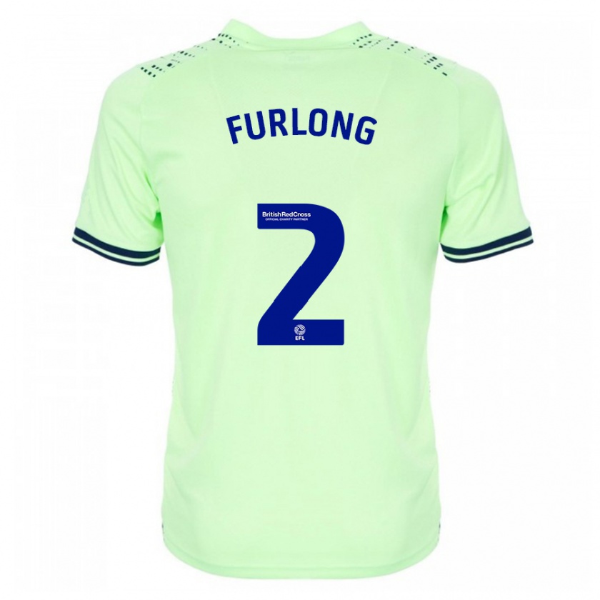 Kandiny Damen Darnell Furlong #2 Marine Auswärtstrikot Trikot 2023/24 T-Shirt