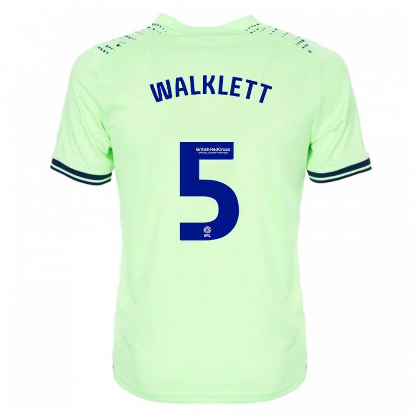 Kandiny Damen Kerry Walklett #5 Marine Auswärtstrikot Trikot 2023/24 T-Shirt