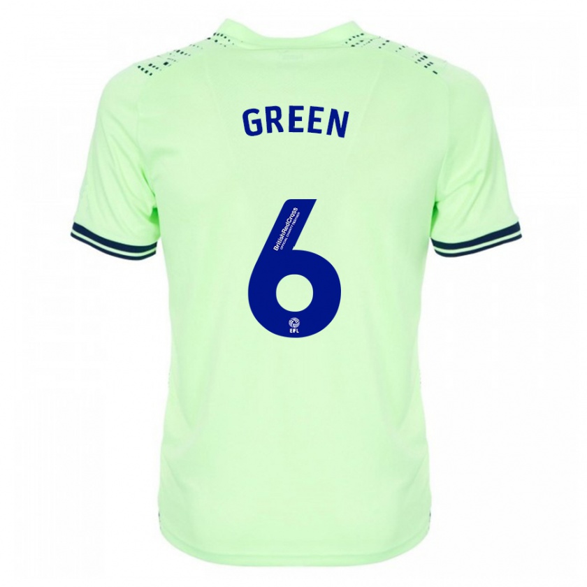 Kandiny Damen Isabel Green #6 Marine Auswärtstrikot Trikot 2023/24 T-Shirt