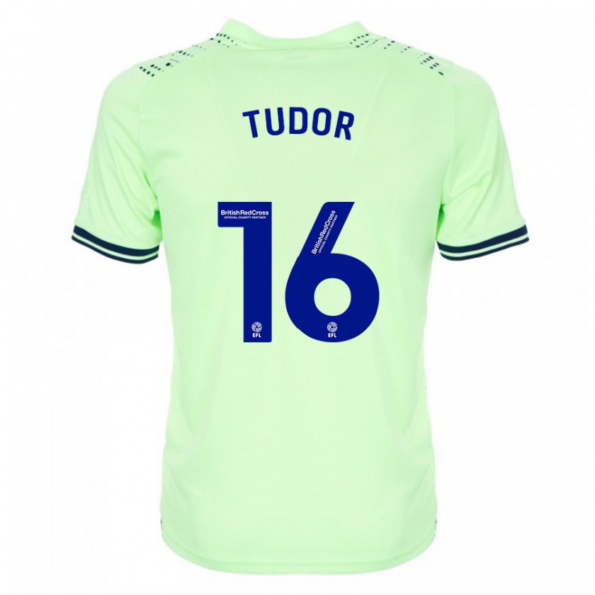 Kandiny Damen Sophie Tudor #16 Marine Auswärtstrikot Trikot 2023/24 T-Shirt