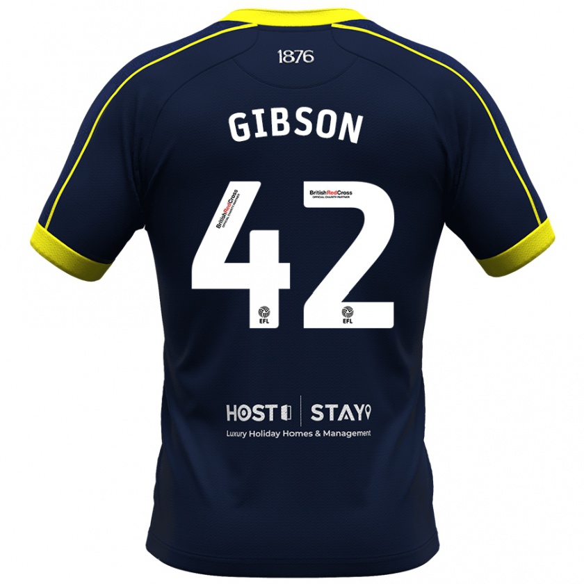 Kandiny Damen Joseph Gibson #42 Marine Auswärtstrikot Trikot 2023/24 T-Shirt