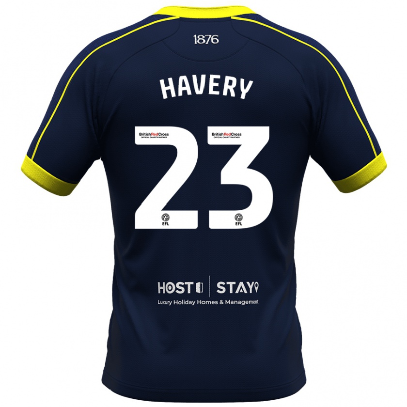 Kandiny Damen Nicole Havery #23 Marine Auswärtstrikot Trikot 2023/24 T-Shirt