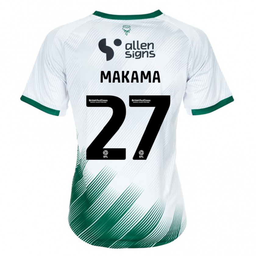 Kandiny Damen Jovon Makama #27 Weiß Auswärtstrikot Trikot 2023/24 T-Shirt