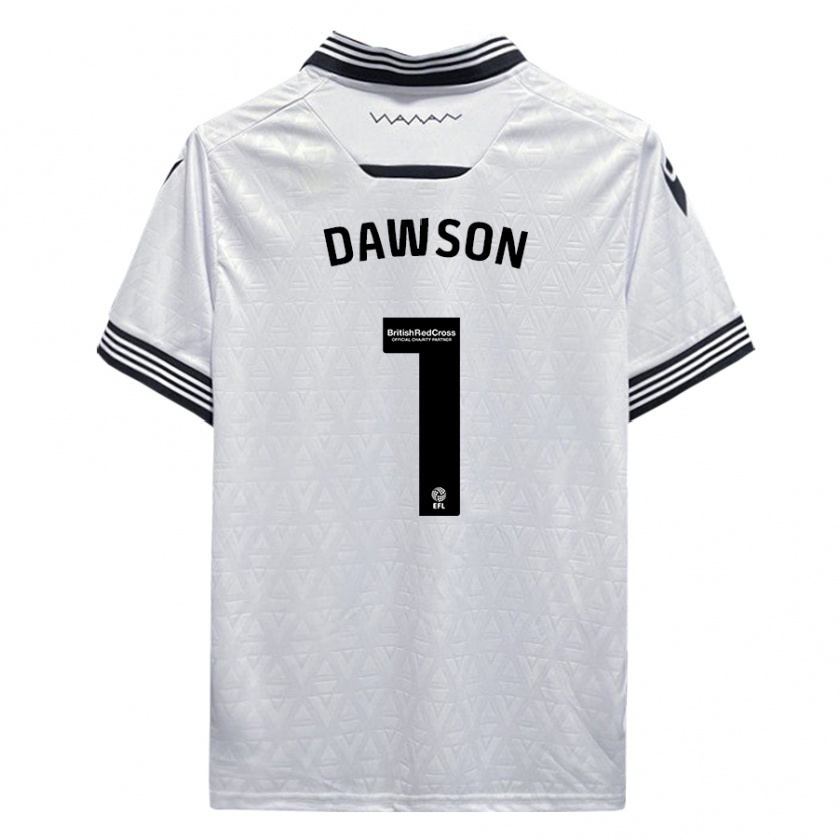 Kandiny Damen Cameron Dawson #1 Weiß Auswärtstrikot Trikot 2023/24 T-Shirt