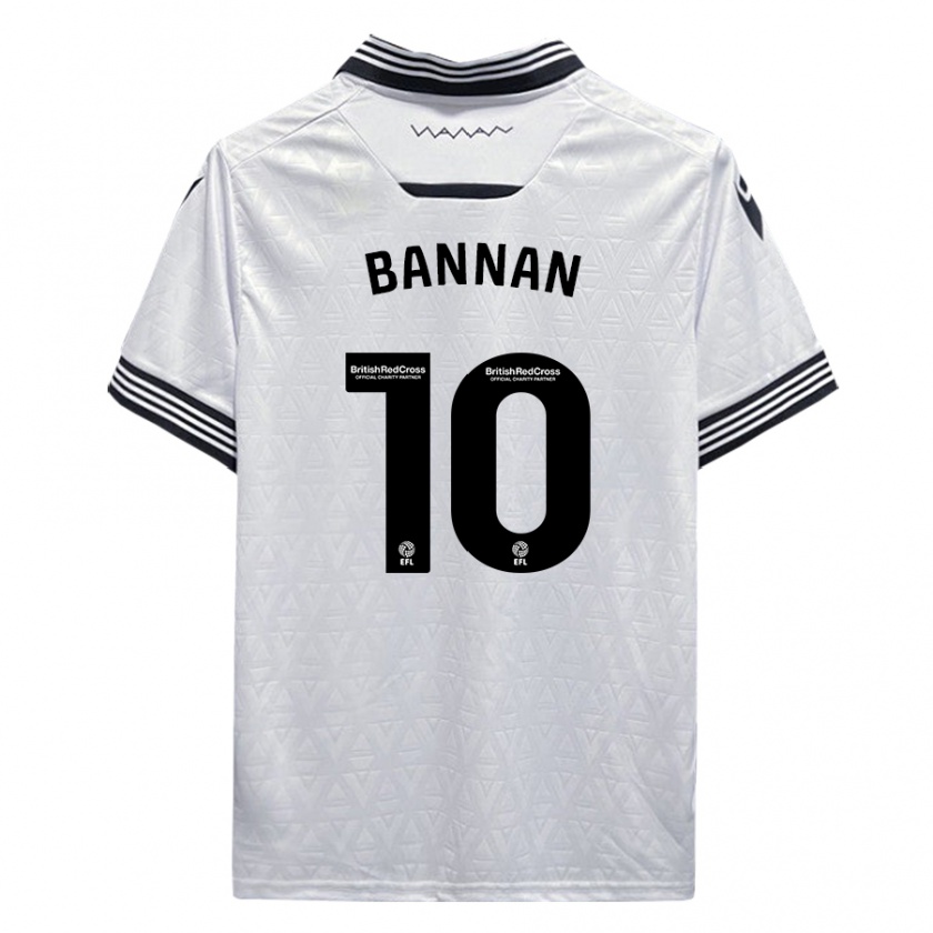 Kandiny Damen Barry Bannan #10 Weiß Auswärtstrikot Trikot 2023/24 T-Shirt