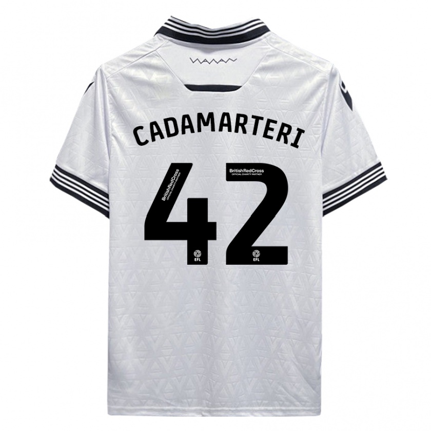 Kandiny Damen Bailey Cadamarteri #42 Weiß Auswärtstrikot Trikot 2023/24 T-Shirt