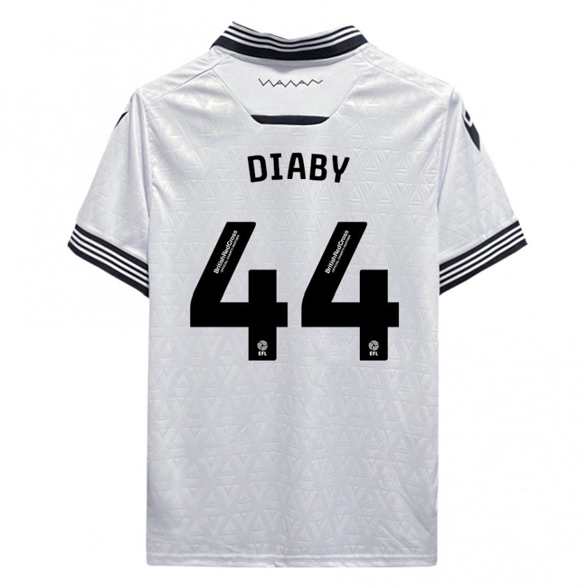 Kandiny Damen Momo Diaby #44 Weiß Auswärtstrikot Trikot 2023/24 T-Shirt