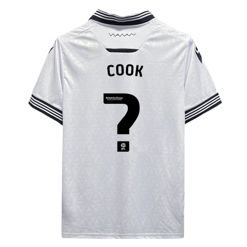 Kandiny Damen Luke Cook #0 Weiß Auswärtstrikot Trikot 2023/24 T-Shirt