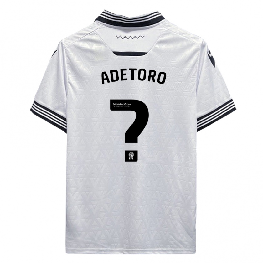 Kandiny Damen Adam Adetoro #0 Weiß Auswärtstrikot Trikot 2023/24 T-Shirt