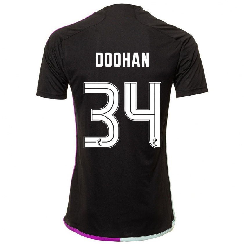 Kandiny Damen Ross Doohan #34 Schwarz Auswärtstrikot Trikot 2023/24 T-Shirt