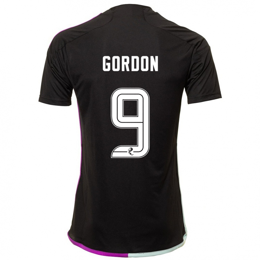 Kandiny Damen Lauren Gordon #9 Schwarz Auswärtstrikot Trikot 2023/24 T-Shirt