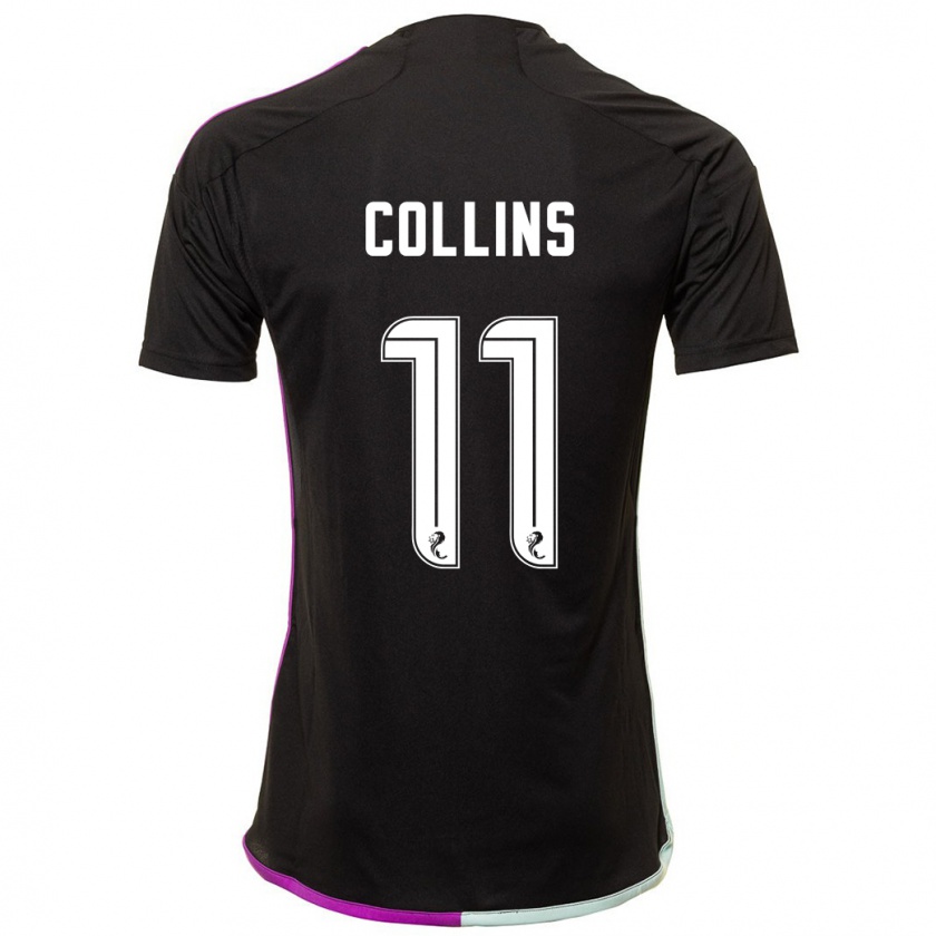 Kandiny Damen Bailley Collins #11 Schwarz Auswärtstrikot Trikot 2023/24 T-Shirt