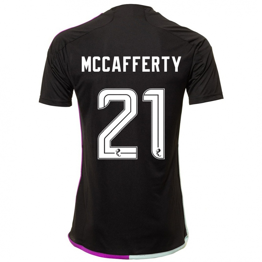 Kandiny Damen Eirinn Mccafferty #21 Schwarz Auswärtstrikot Trikot 2023/24 T-Shirt