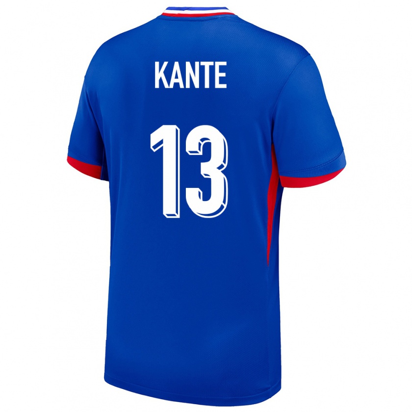 Kandiny Kinder Frankreich N Golo Kante #13 Blau Heimtrikot Trikot 24-26 T-Shirt