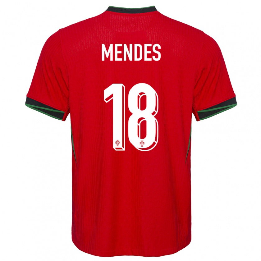 Kandiny Kinder Portugal Carolina Mendes #18 Rot Heimtrikot Trikot 24-26 T-Shirt