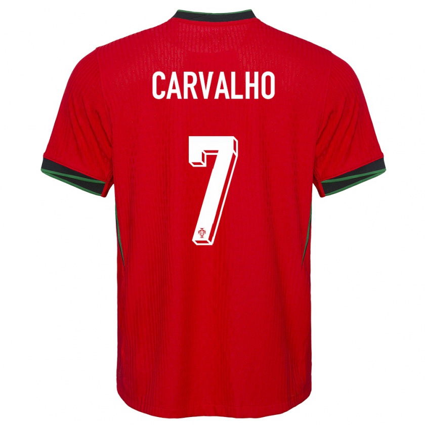 Kandiny Kinder Portugal Fabio Carvalho #7 Rot Heimtrikot Trikot 24-26 T-Shirt