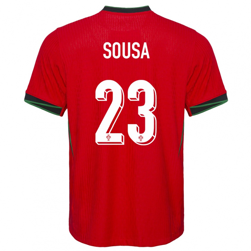 Kandiny Kinder Portugal Afonso Sousa #23 Rot Heimtrikot Trikot 24-26 T-Shirt