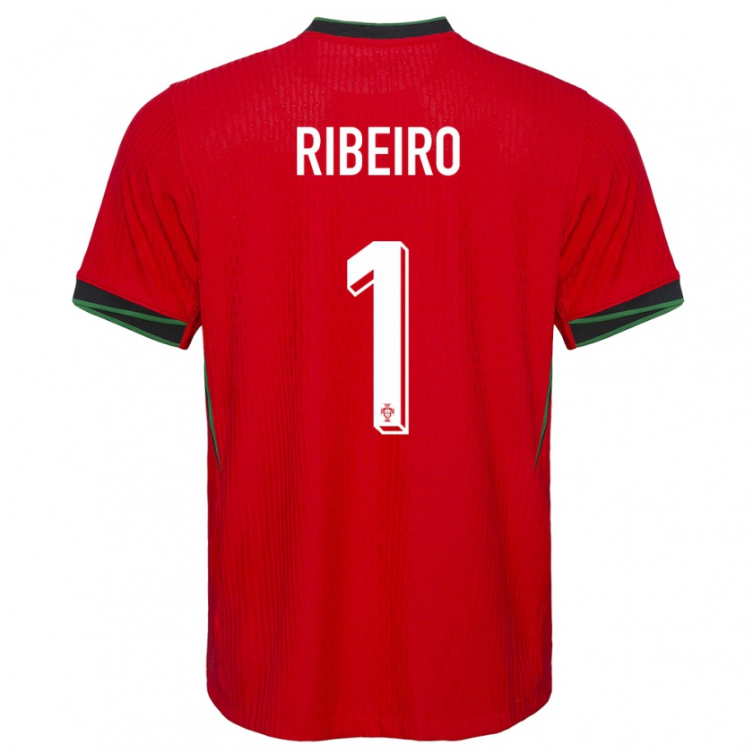 Kandiny Kinder Portugal Goncalo Ribeiro #1 Rot Heimtrikot Trikot 24-26 T-Shirt