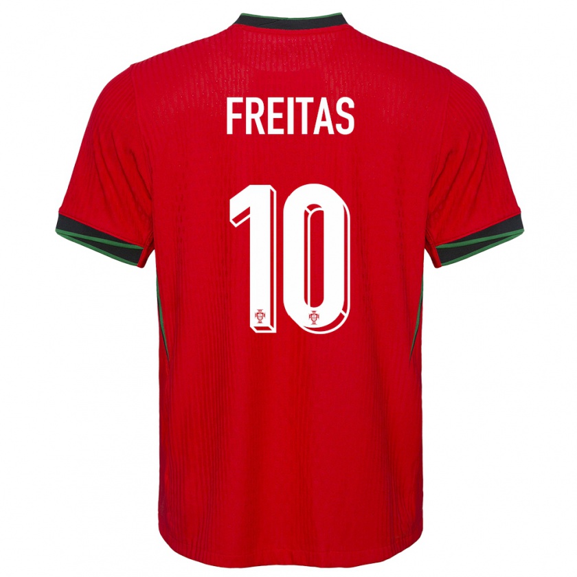 Kandiny Kinder Portugal Tiago Freitas #10 Rot Heimtrikot Trikot 24-26 T-Shirt