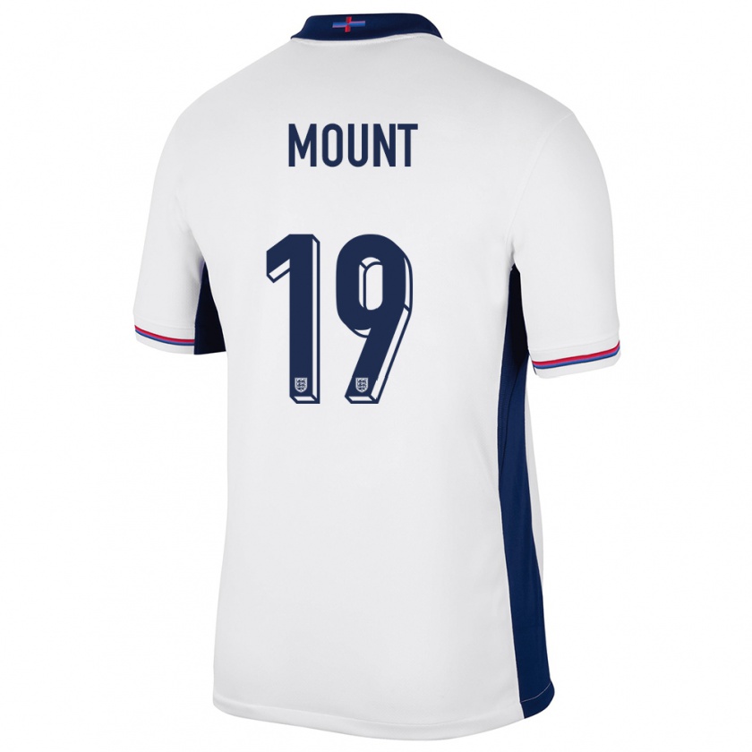 Kandiny Kinder England Mason Mount #19 Weiß Heimtrikot Trikot 24-26 T-Shirt