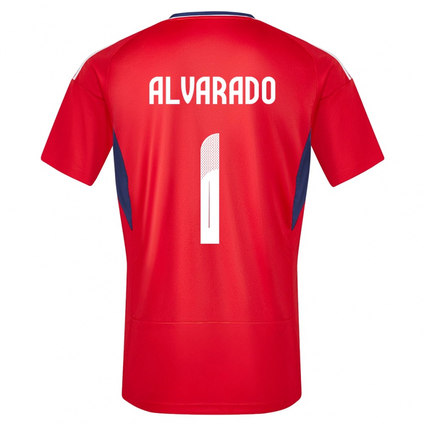 Kandiny Kinder Costa Rica Esteban Alvarado #1 Rot Heimtrikot Trikot 24-26 T-Shirt