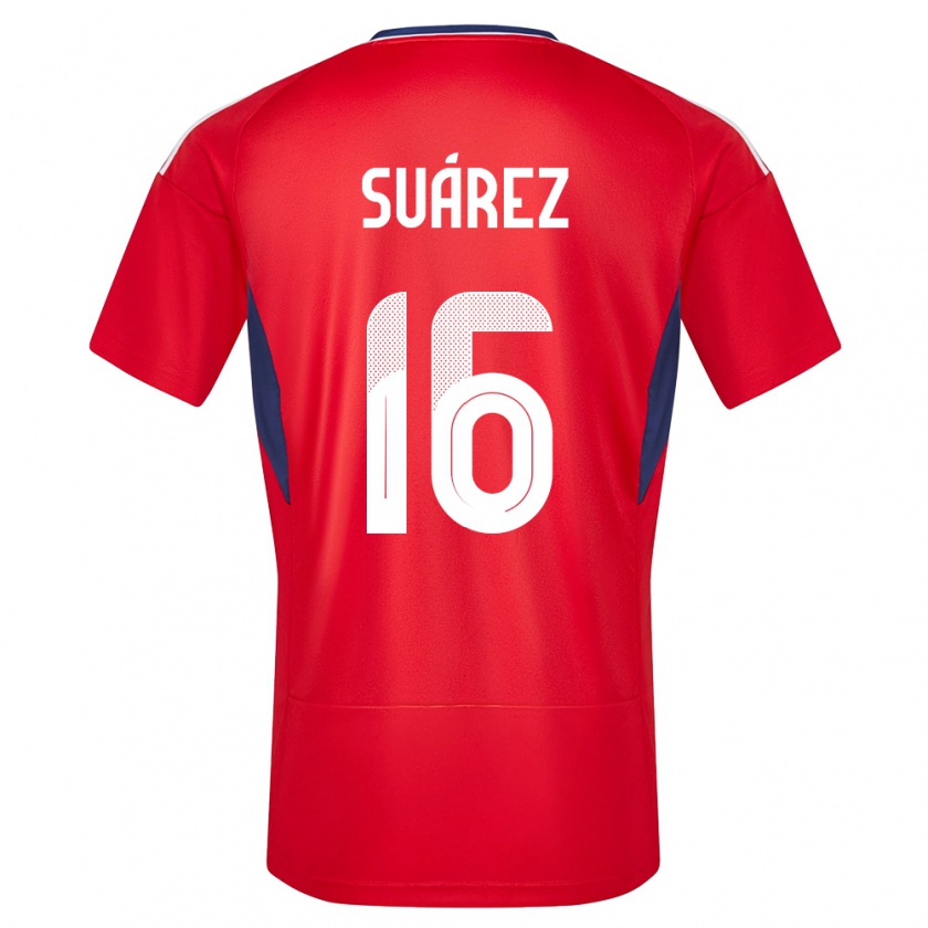 Kandiny Kinder Costa Rica Aaron Suarez #16 Rot Heimtrikot Trikot 24-26 T-Shirt