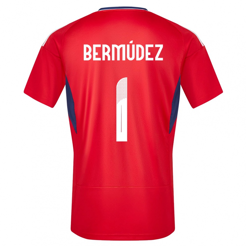 Kandiny Kinder Costa Rica Noelia Bermudez #1 Rot Heimtrikot Trikot 24-26 T-Shirt